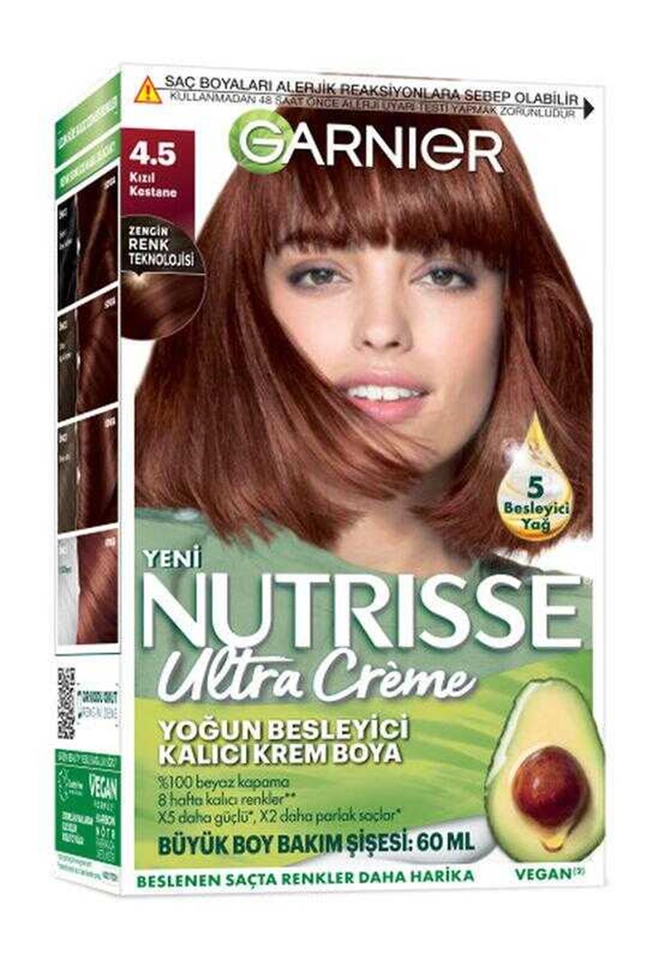 GARNİER NUTRİSSE ULTRA CREME 4,5 KIZIL KESTANE