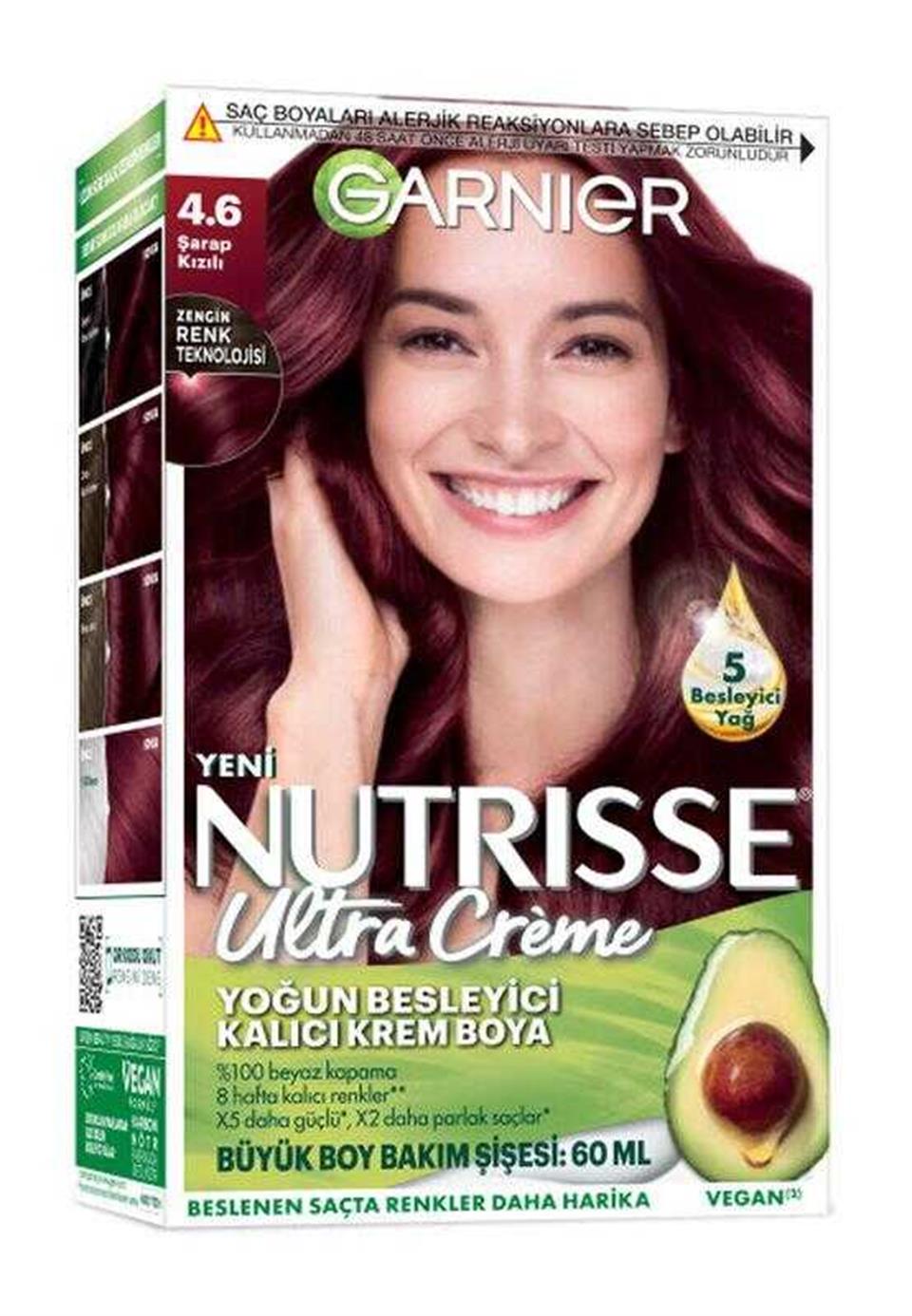 GARNİER NUTRİSSE ULTRA CREME 4,6 ŞARAP KIZILI 
