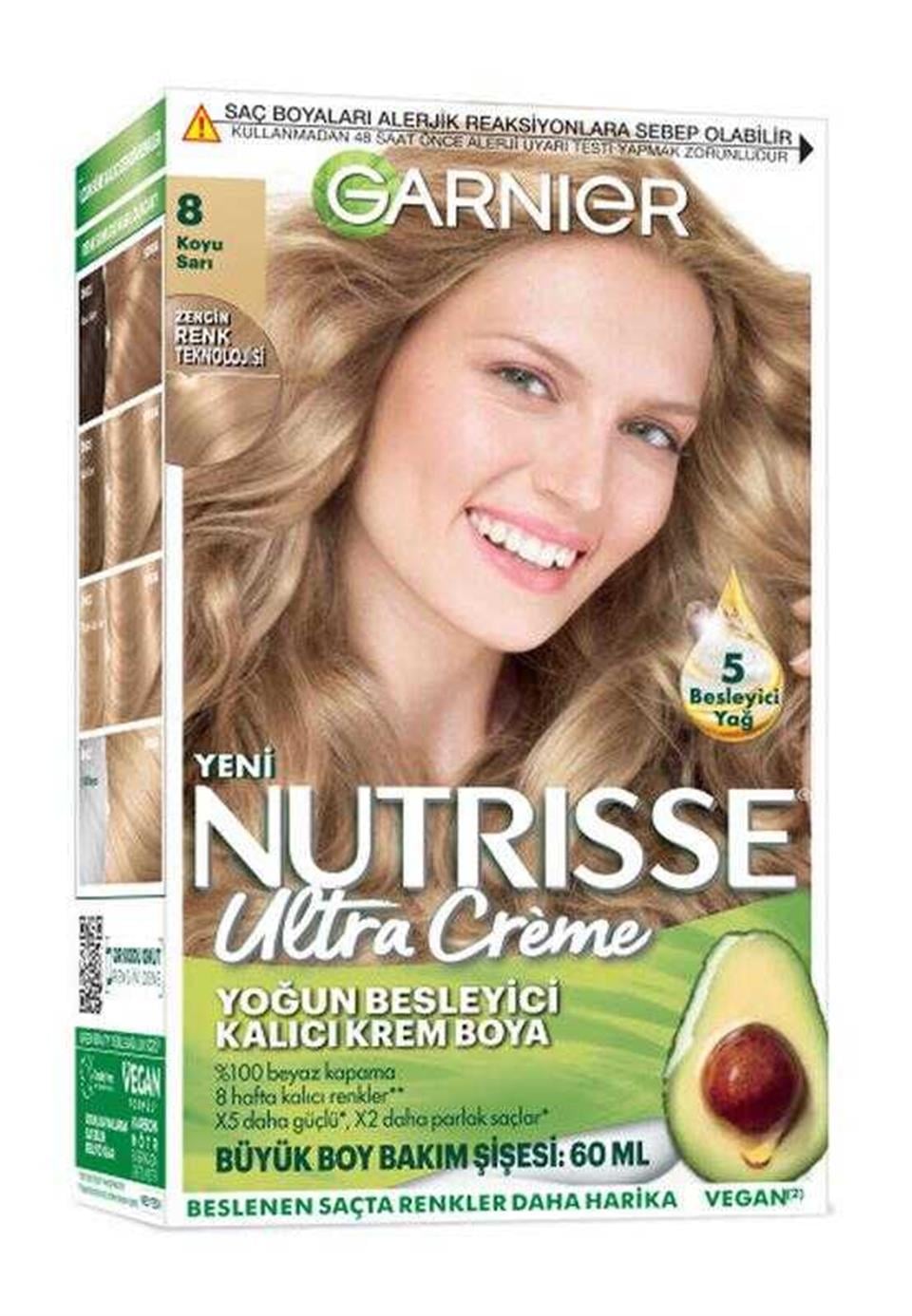 GARNİER NUTRİSSE ULTRA CREME 8 KOYU SARI