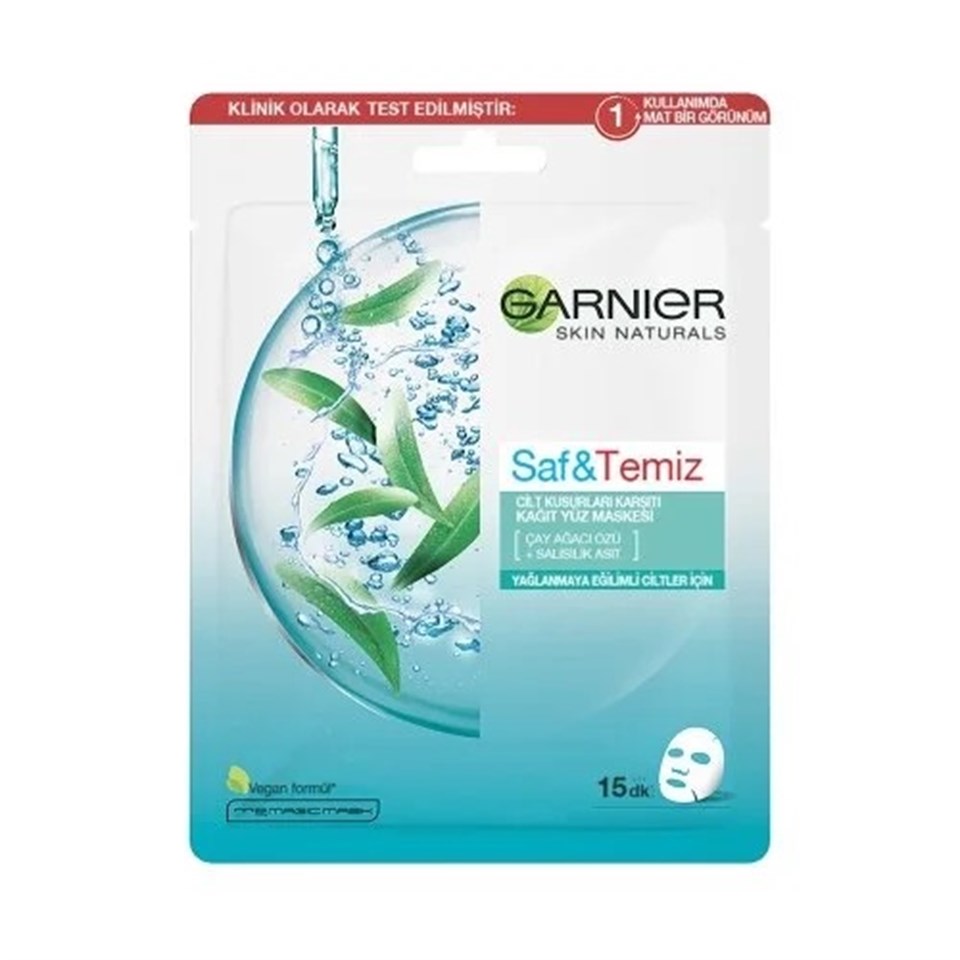 GARNIER SAF TEMİZ GÖZENEK SIK.KAĞIT YÜZ