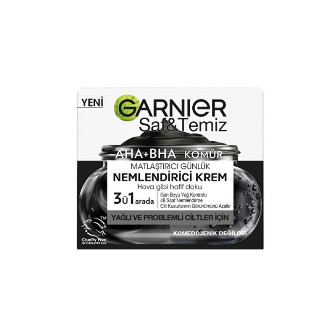 GARNİERGARNİER AHA+BHA CİLT KUSURLARI KARŞITI GÜNLÜK NEMLENDİRİCİ KREM 50 ML