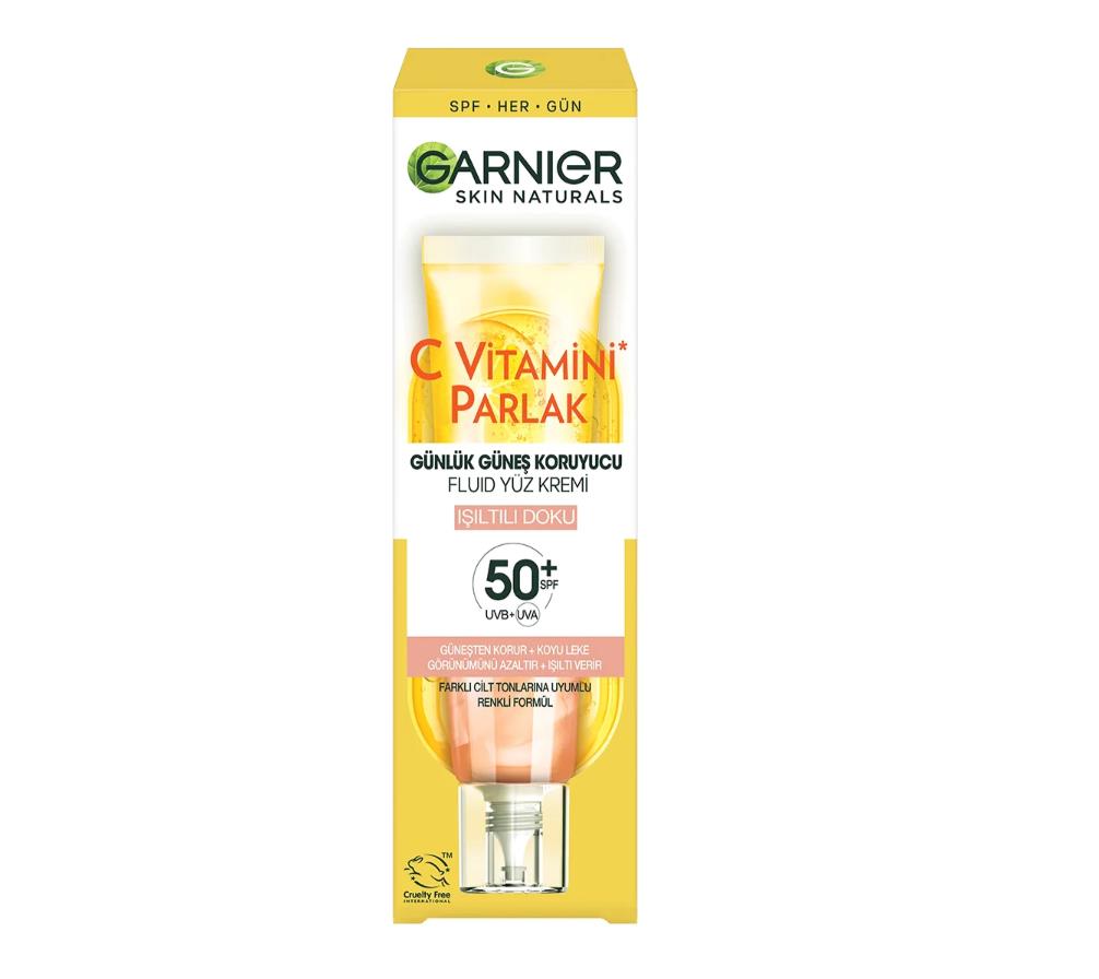 GARNİERGARNİER C VİTAMİNİ GLOW DAİLY UV FLUİD IŞILTILI DOKU 40 ML