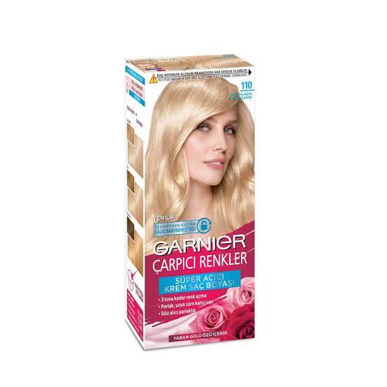 GARNİERGARNİER ÇARPICI RENKLER NO:110 EKSTRA AÇIK ELMAS SARI COLOUR NATURAL BOYA