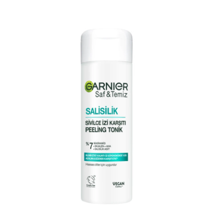 GARNİERGARNİER SAF&TEMİZ SALİSİLİK SİVİLCE İZİ KARŞITI GÖZENEK SIKILAŞTIRICI PEELİNG TONİK 120 ML