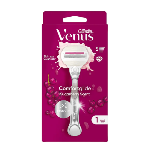 GİLLETTE VENUSVENUS COMFORTGLİDE SUGARBERRY TIRAŞ MAKİNESİ + 1 ADET BAŞLIK