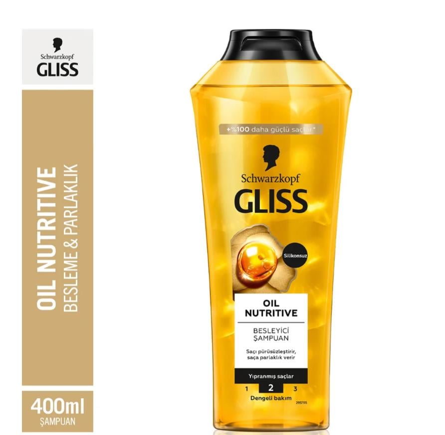 GLİSSGLİSS OİL NUTRİTİVE ŞAMPUAN 400 ML