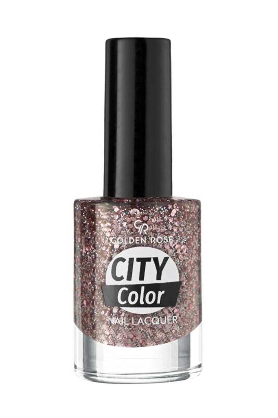 GOLDEN ROSE CITY COLOR NAIL LACQUER GLITTER  OJE 112