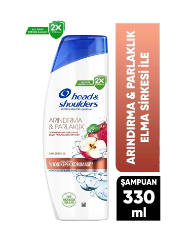 HEAD & SHOLDERSHEAD & SHOLDERS ŞAMPUAN ARINDIRMA VE PARLAKLIK 330 ML