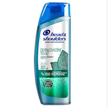 HEAD & SHOLDERSHEAD & SHOULDERS DERİNLEMESİNE TEMİZ KAŞINTI GİDERİCİ KEPEĞE KARŞI ETKİLİ ŞAMPUAN 300 ML