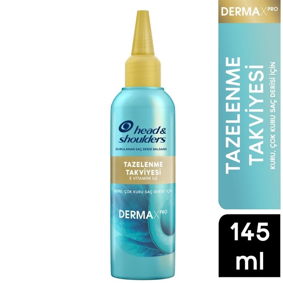 HEAD & SHOULDERS DERMAXPRO TAZELENME TAKVIYESI E-VITAMINI İÇEREN KEPEK KARŞITI SAÇ DERISI BALSAMI 145 ML