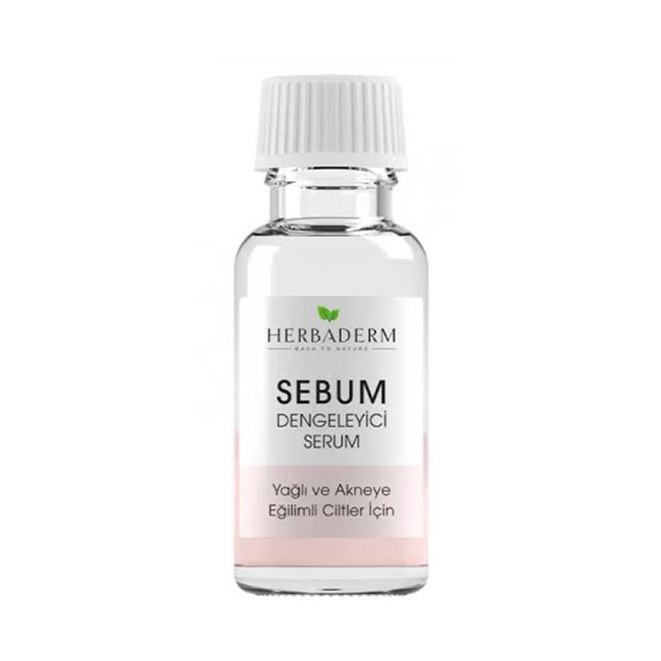 HERBADERM SEBUM DENGELEYİCİ YAĞLI VE AKNE SERUM 20 ML