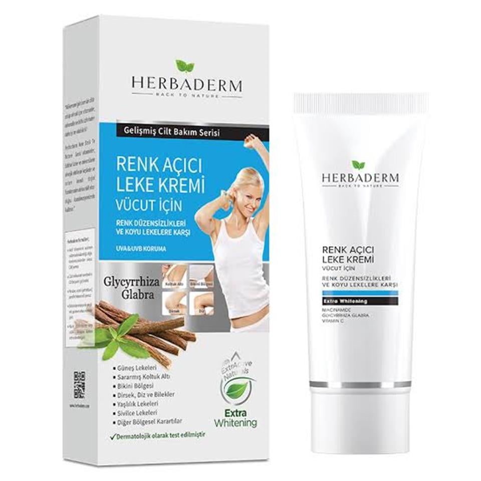 HERBADERM VÜCUT BEYAZLATICI KREM 60 ML