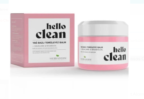HERBADERMHERBADERM HELLO CLEAN KURU VE HASSAS CİLTLER YAĞ BAZLI TEMİZLEYİCİ BALM 100ML