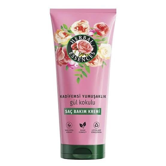 HERBAL ESSENCESHERBAL ESSENCES KADİFEMSİ YUMUŞAKLIK GÜL KOKULU SAÇ BAKIM KREMİ 250 ML