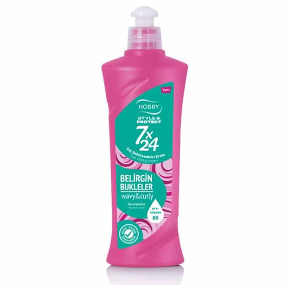 HOBBY SAÇ KREMİ 7/24 BELİRGİN BUKLELER 250 ML