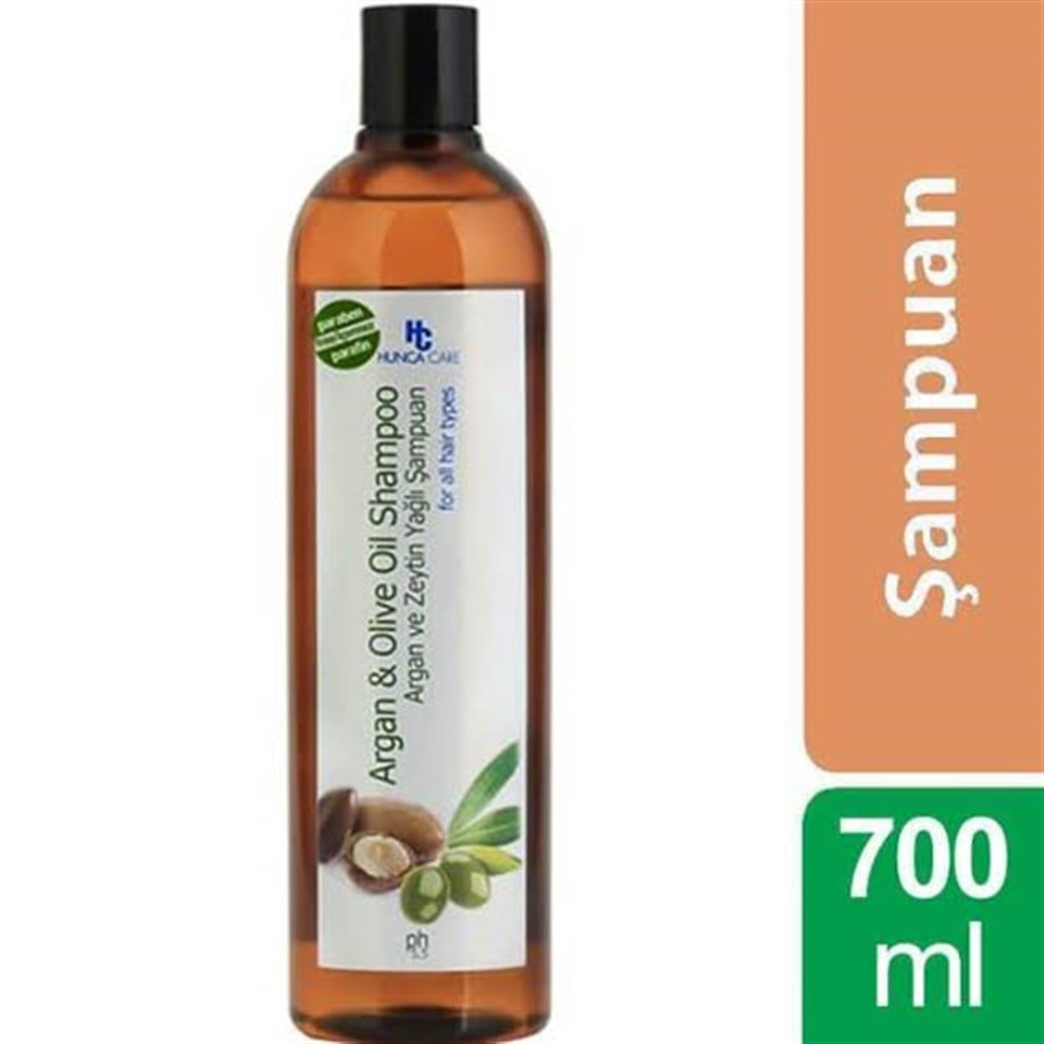 HUNCA ARGAN & ZEYTİN YAĞLI ŞAMPUAN 700ML