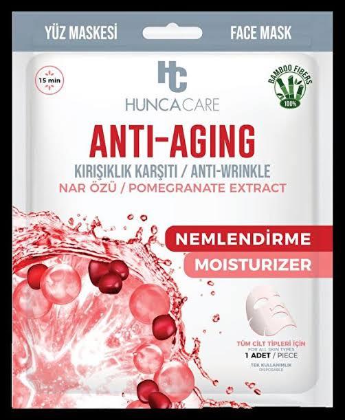 HUNCA CAREHUNCA CARE KAĞIT MASKE ANTİ AGİNG