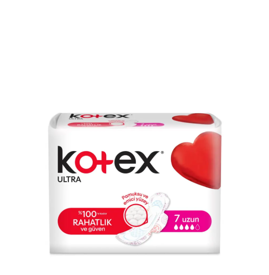Kadın Bakım ÜrünleriKOTEXKOTEX ULTRA PED UZUN 7'Lİ
