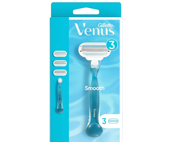 Kadın Tıraş BıçaklarıGİLLETTE VENUSGİLLETTE VENUS SMOOTH KADIN TIRAŞ MAKİNESİ & 3 YEDEKLİ TIRAŞ BIÇAĞI