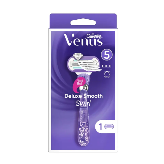 Kadın Tıraş BıçaklarıGİLLETTE VENUSGİLLETTE VENUS SWİRL EXTRA SMOOTH KADIN TIRAŞ MAKİNESİ YEDEKLİ