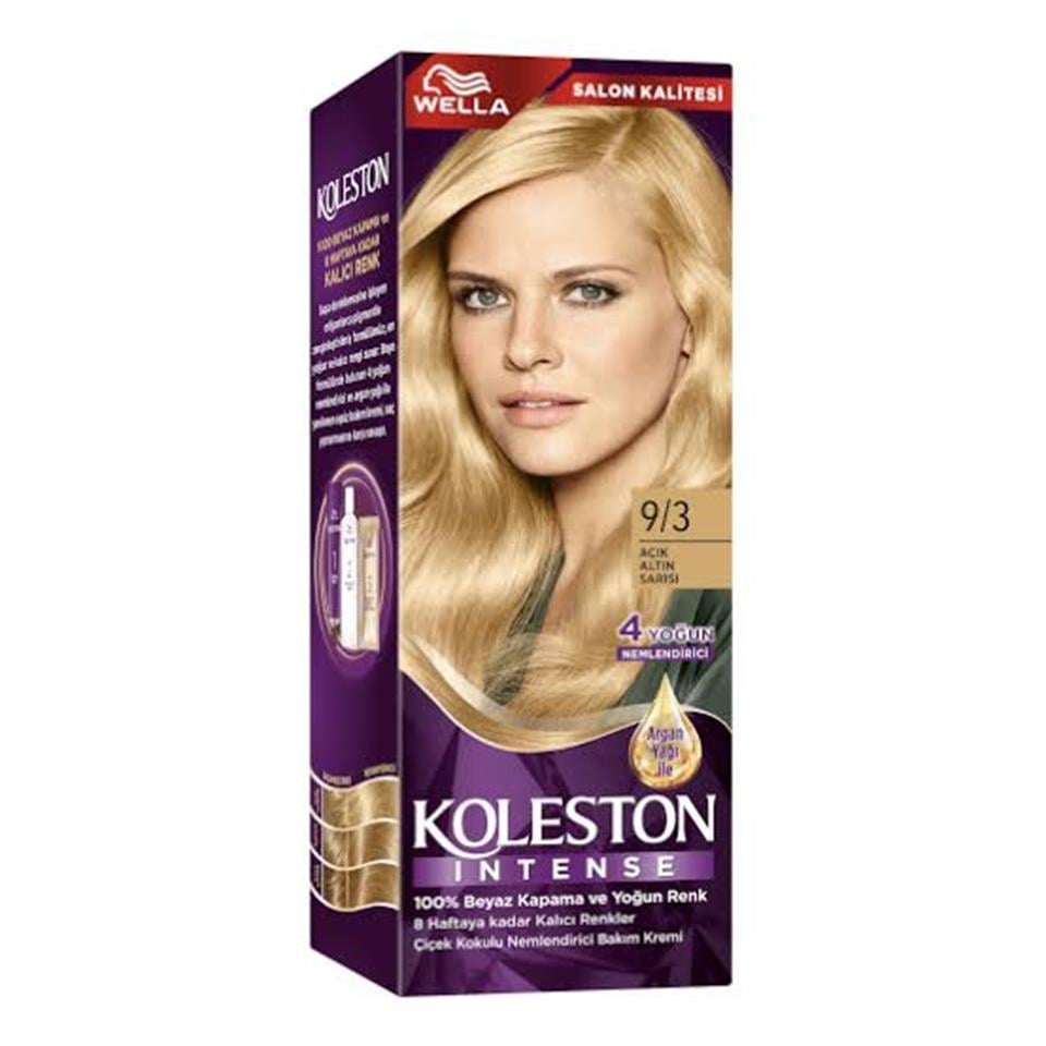 KOLESTON NATURALS İNTENSE 9,3 ALTIN SARISI SAÇ BOYASI