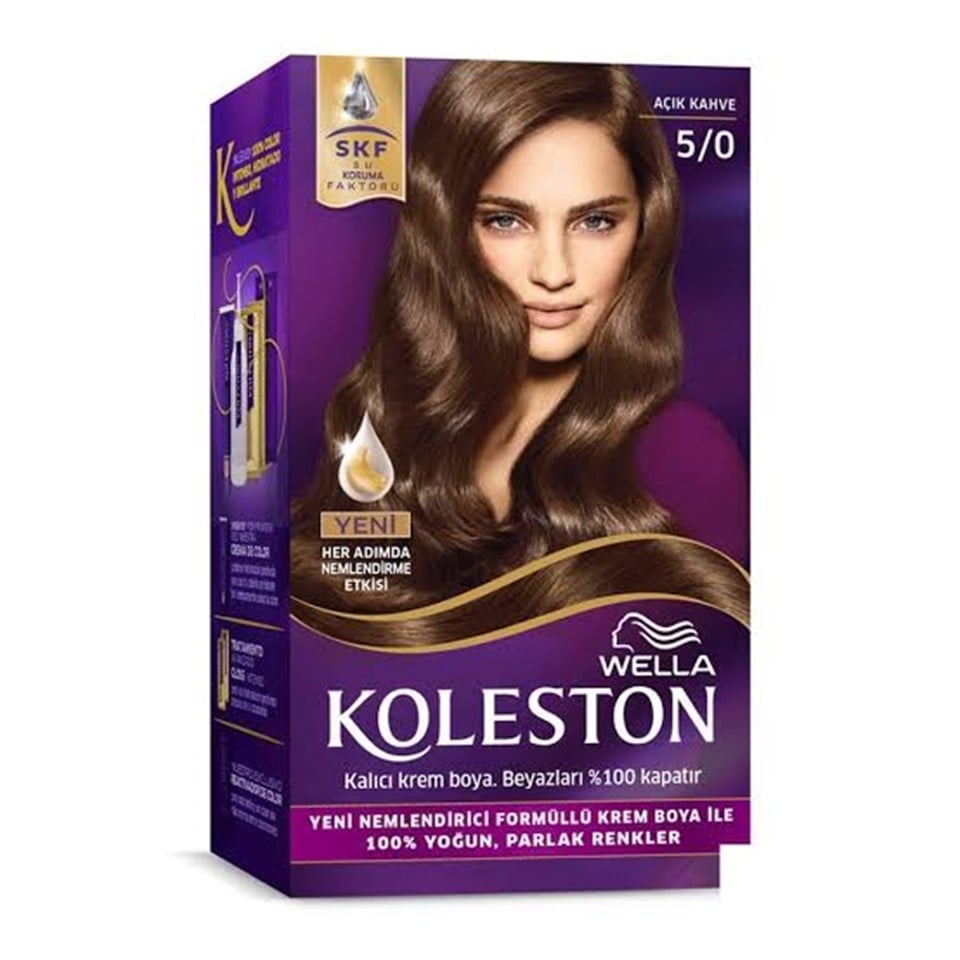 KOLESTON SET SAÇ BOYASI AÇIK KAHVE 5/0