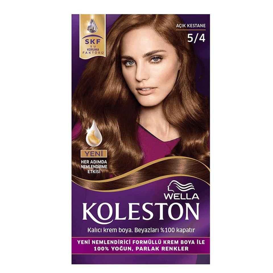 KOLESTON SET SAÇ BOYASI AÇIK KESTANE 5/4