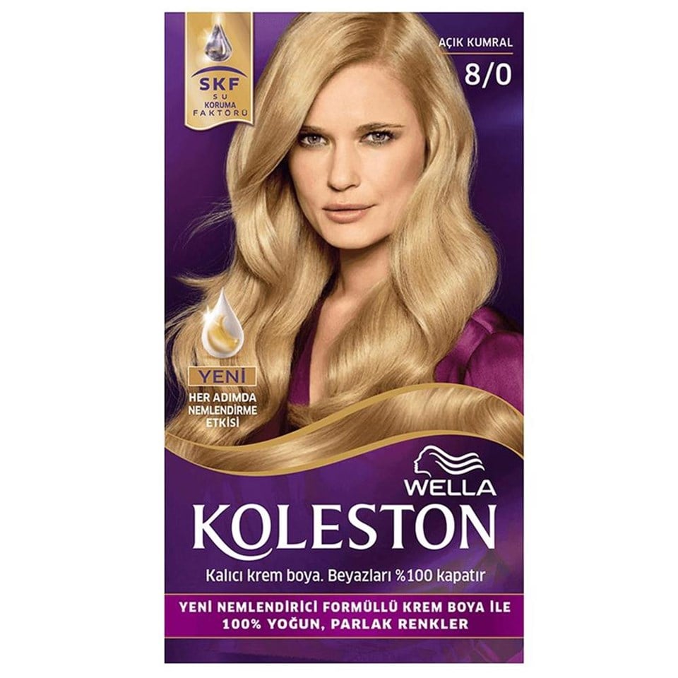 KOLESTON SET SAÇ BOYASI  AÇIK KUMRAL 8/0