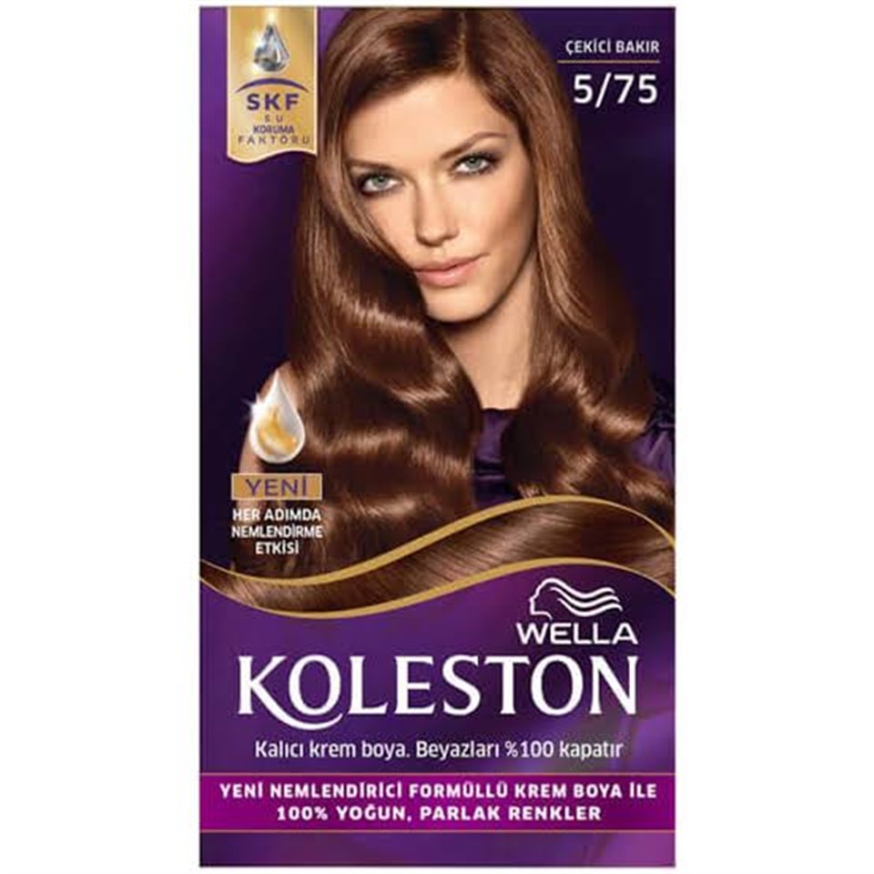 KOLESTON SET SAÇ BOYASI ÇEKİCİ BAKIR 5/75