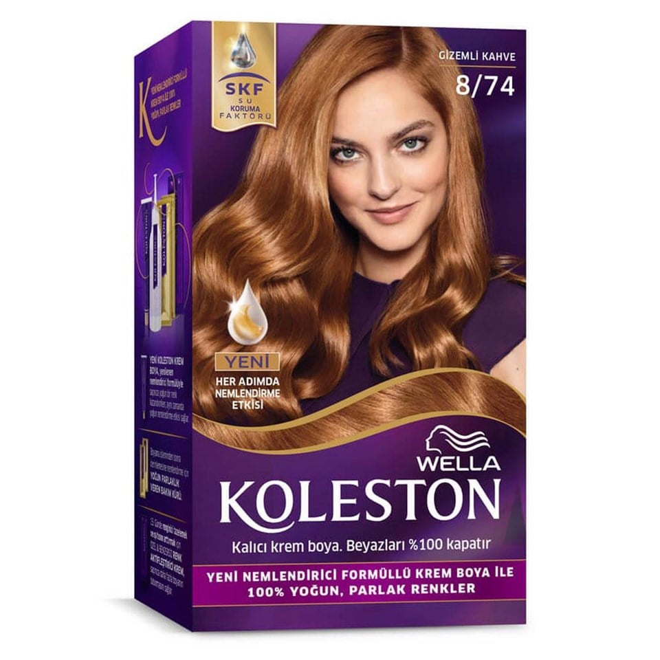 KOLESTON SET SAÇ BOYASI GİZEMLİ KAHVE 8/74
