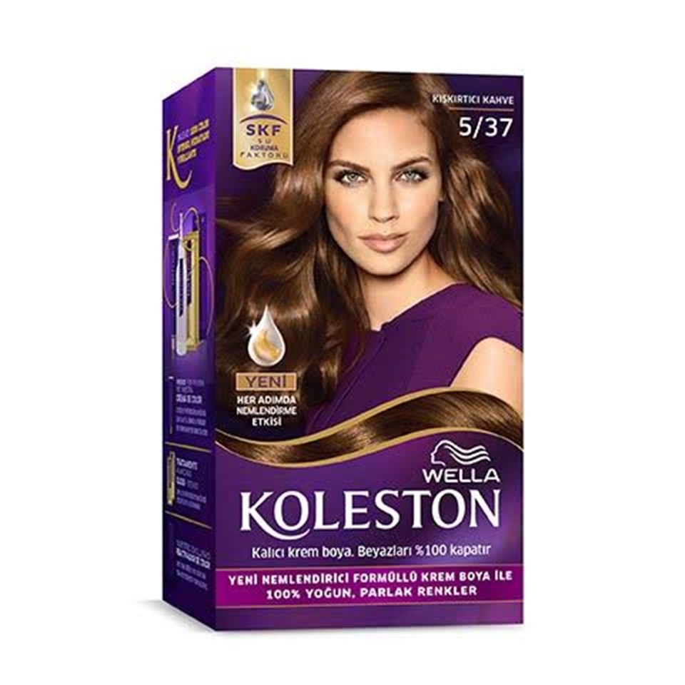 KOLESTON SET SAÇ BOYASI KIŞKIRTICI KAHVE 5/37
