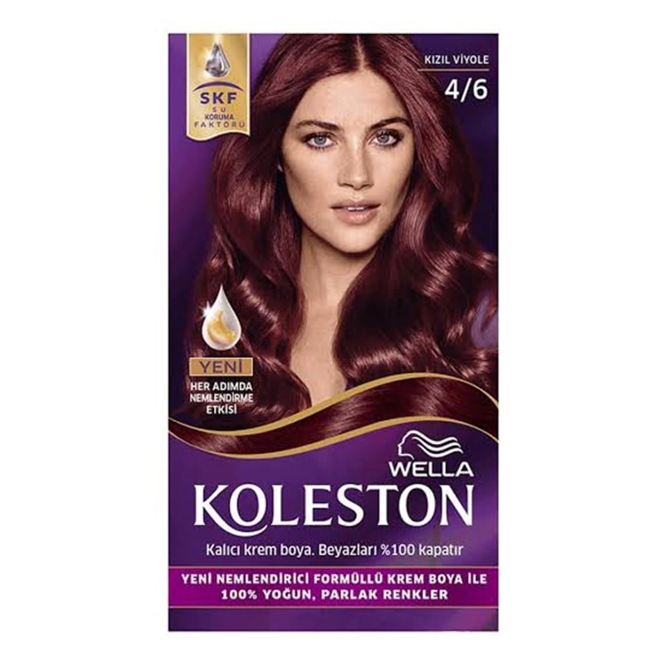KOLESTON SET SAÇ BOYASI KIZIL VİYOLE 4/6