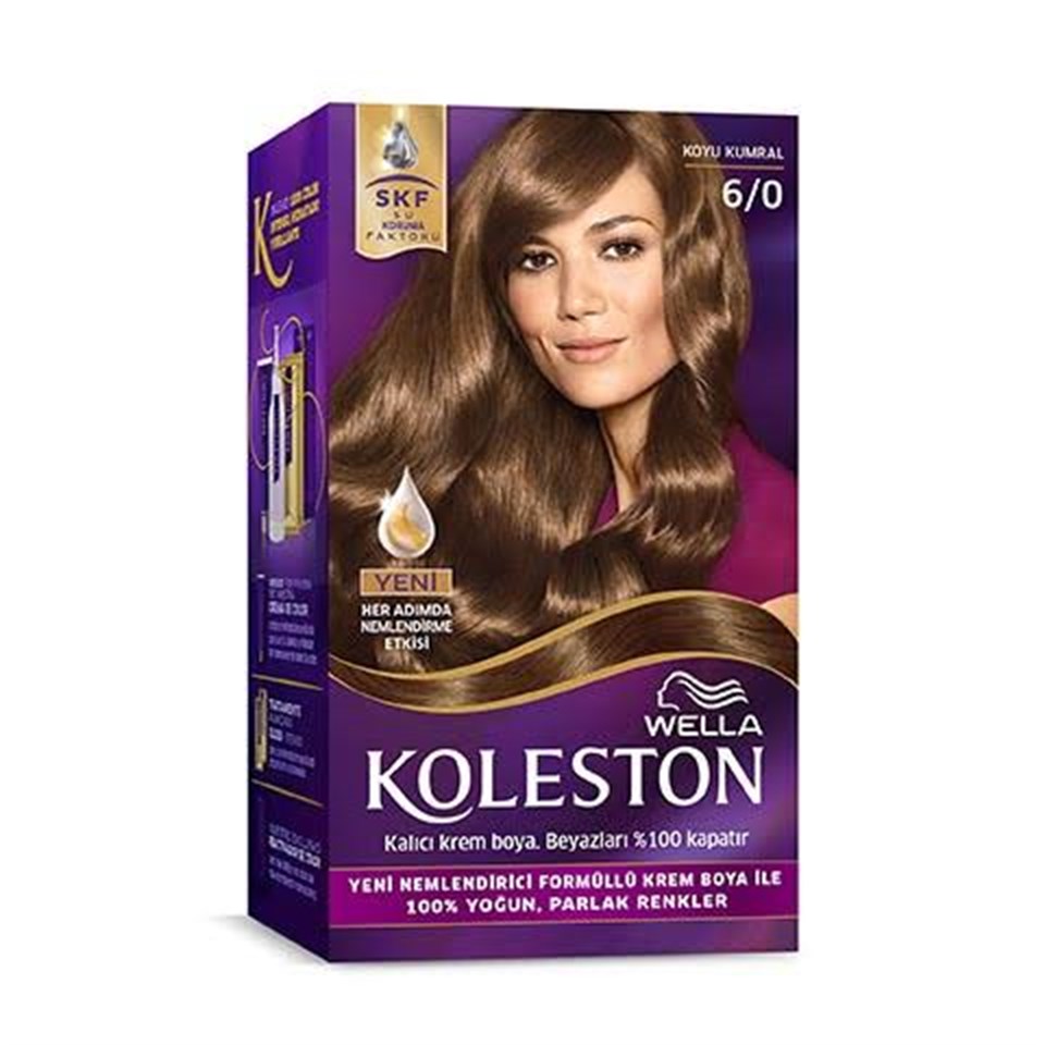 KOLESTON SET SAÇ BOYASI KOYU KUMRAL 6/0