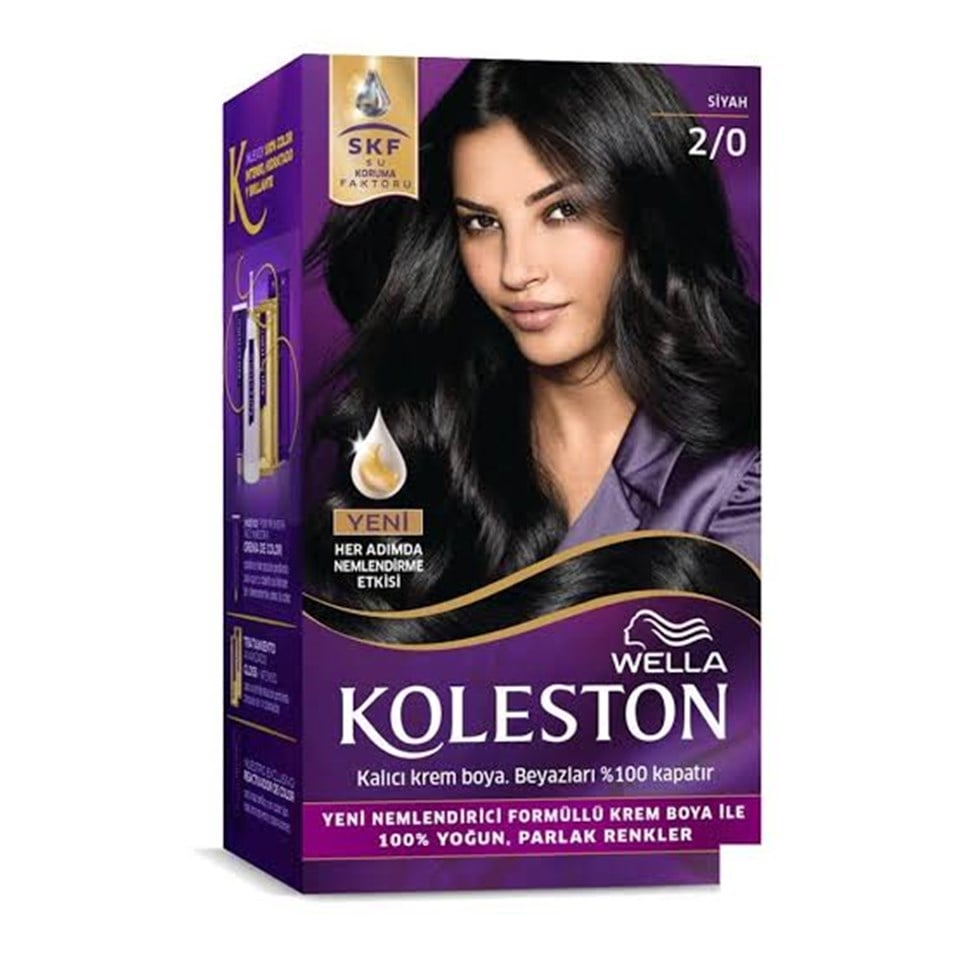 KOLESTON SET SAÇ BOYASI SİYAH 2/0