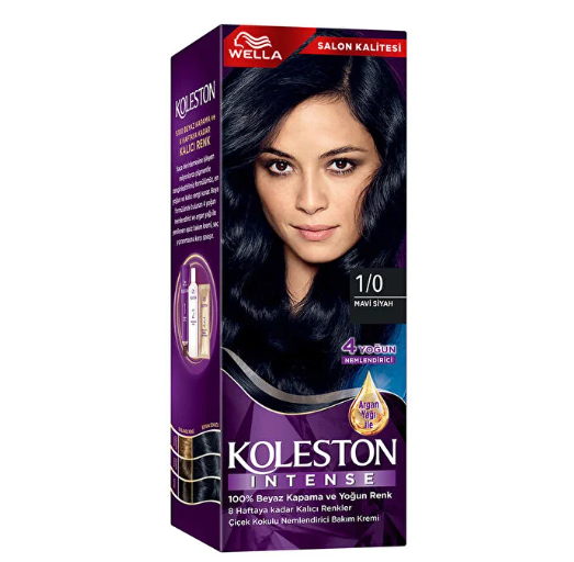 KOLESTONKOLESTON INTENSE SAÇ BOYASI 1/0 MAVİ SİYAH