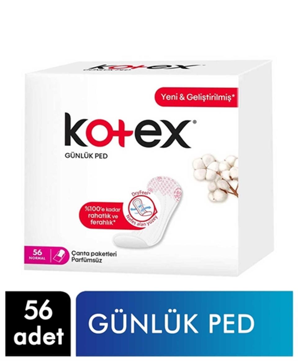 KOTEX GÜNLÜK PED NORMAL 56 LI