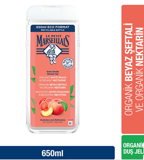 LE PETİT MARSEİLLAİSLE PETİT MARSEİLLAİS BEYAZ ŞEFTALİ & NEKTARİN DUŞ JELİ 650 ML