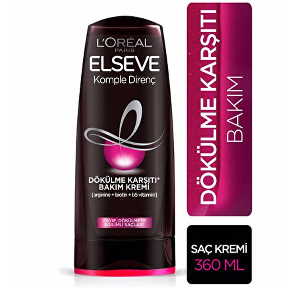 LOREAL ELSEVE KOMPLE DİRENÇ DÖKÜLME KARŞITI SAÇ BAKIM KREMİ 360 ML