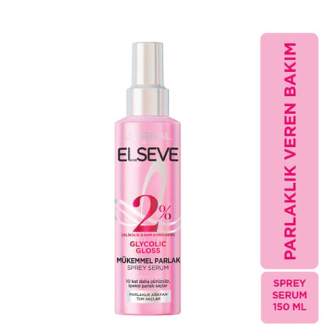 LOREAL ELSEVEELSEVE GLYCOLİC GLOSS PARLAK SPREY SERUM 150 ML