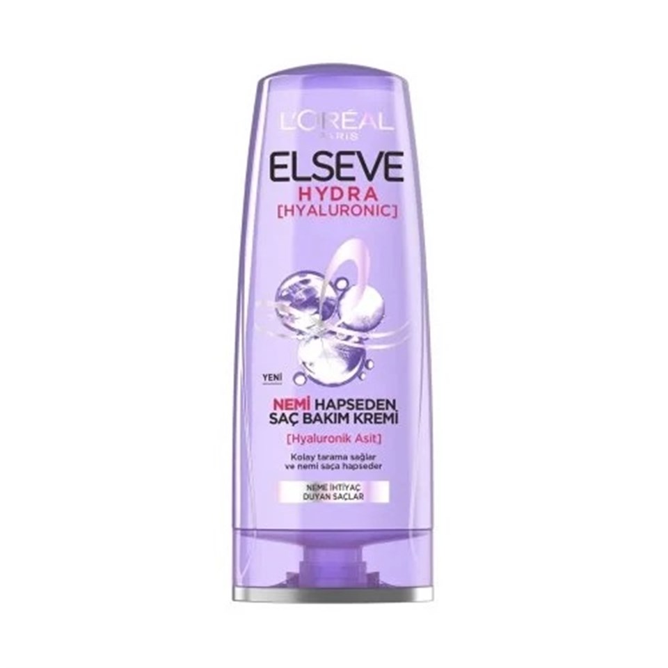 LOREAL PARİS ELSEVE HYDRA HYALURONİC NEMİ HAPSEDEN SAÇ BAKIM  KREMİ 390ML