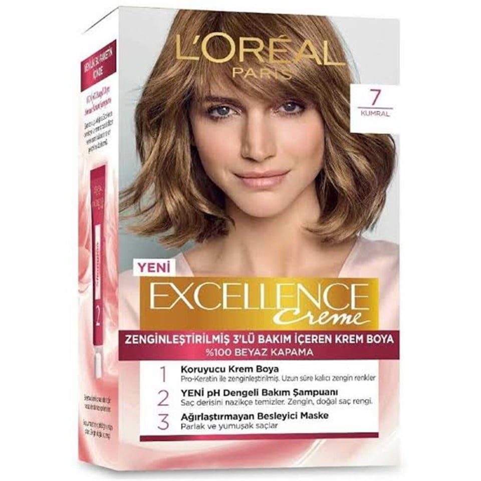 LOreal Paris Excellence Cream  Boya 7 Kumral