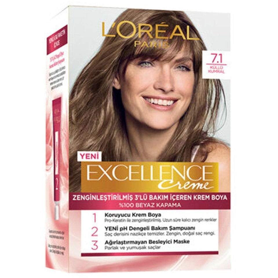 LOreal Paris Excellence Cream  Boya 7,1 Küllü Kumral
