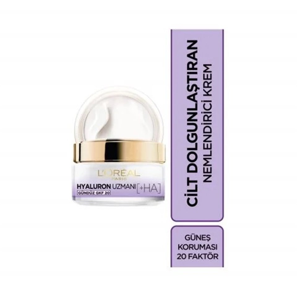 LOREAL PARİS HYALURON UZMANI CİLT BAKIM DOLGUNLAŞTIRAN NEMLENDİRİCİ KREM GKF20 50ML