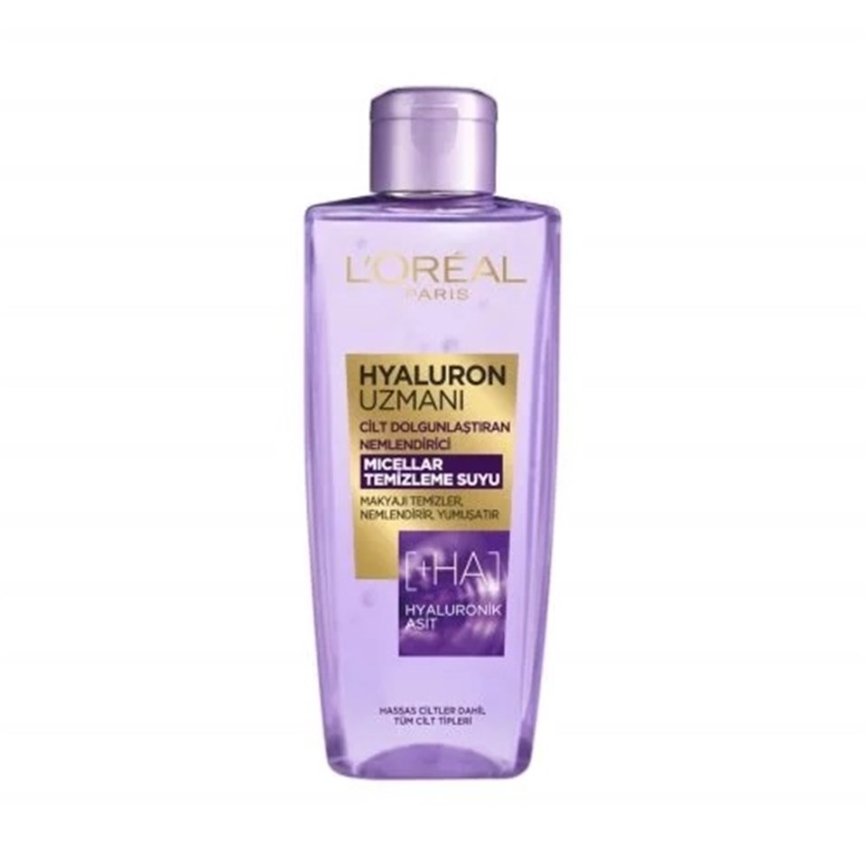 L'OREAL PARİS HYALURON UZMANI MAKYAJ TEMİZLEME SUYU MİCELLAR 200 ML
