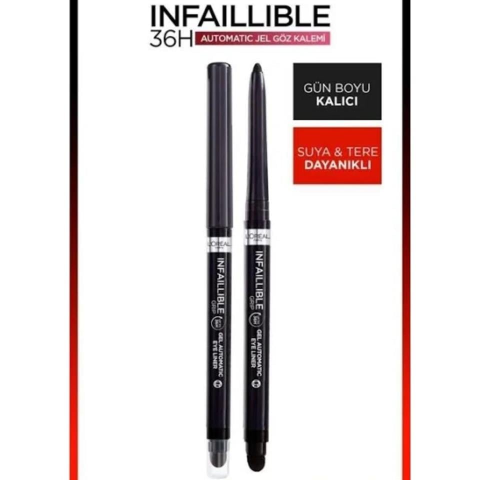 LOREAL PARİS İNFAİLİBLE AUTOMATİC JEL GÖZ KALEMİ-MAT SİYAH