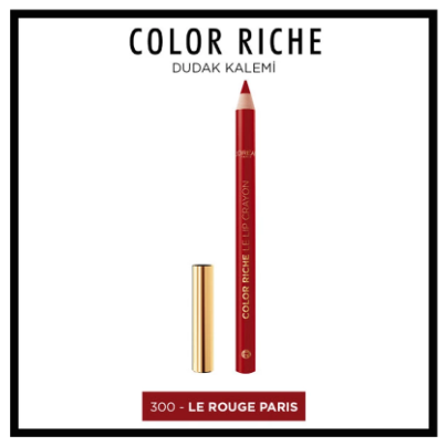 LOREAL PARİS MAKE-UPLORÉAL PARİS COLOR RİCHE LİP LİNER 300 LE ROUGE PARİS