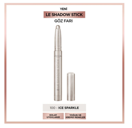 LOREAL PARİS MAKE-UPLORÉAL PARİS LE SHADOW STİCK 100 ICE SPARKLE