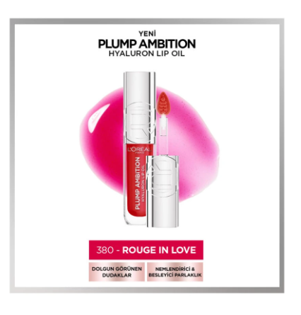 LOREAL PARİS MAKE-UPLORÉAL PARİS PLUMP AMBİTİON HYALURON LİP OİL 380 ROUGE IN LOVE