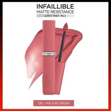 LOREAL PARİS MAKE-UPLOREAL PARİS OA MATTE RESİST 120 MAJOR CRUSH