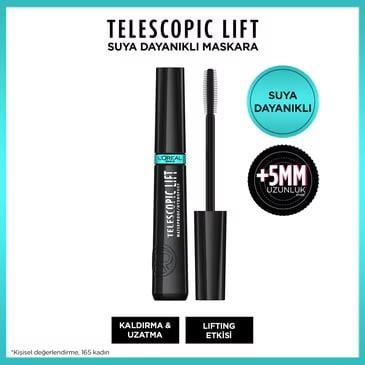 LOREAL PARİS MAKE-UPLOREAL PARİS TELESCOPİC LİFT SUYA DAYANIKLI MASKARA